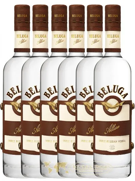 Beluga Allure Russischer Noble Vodka 6 x 0,7 Liter