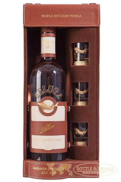 Beluga - ALLURE in Leder Gp mit 3 Shots 0,7 Liter
