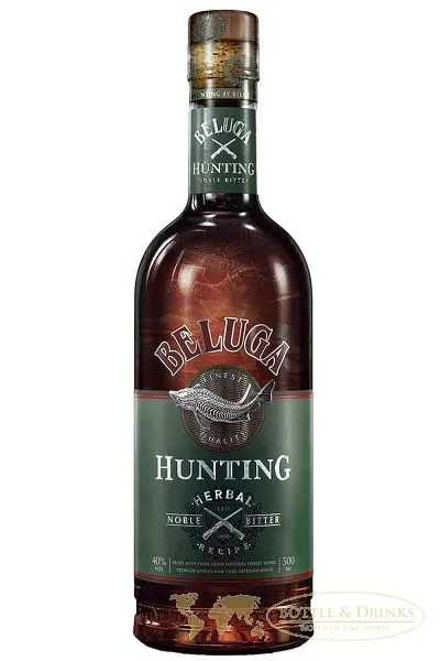 Beluga Hunting HERBAL (grünes Label) Kräuterlikör 0,7 Liter