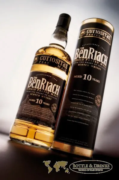 BenRiach 10 Jahre Speyside Curiositas Peated Malt 0,7 Liter