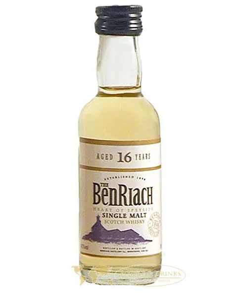 BenRiach 16 Jahre Speyside Single Malt Whisky 5cl