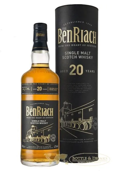 BenRiach 20 Jahre Speyside Single Malt Whisky 0,7 Liter