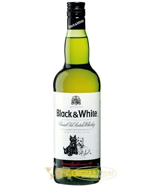 Black & White Blended Scotch Whisky 1,0 Liter