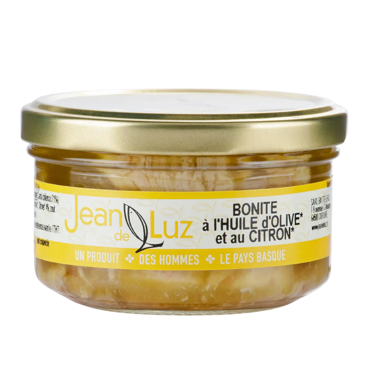 Bonitofilet mit Olivenöl und Bio-Zitrone - 140gr