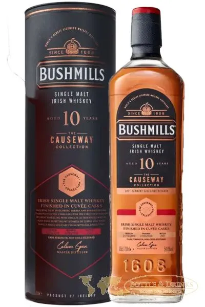 Bushmills 10 CAUSEWAY 54,8 Jahre Matured in Two Woods 0,7 Liter