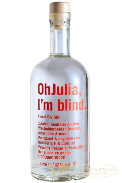 Caffo Oh Julia - GIN - i`m blind 1,0 Liter