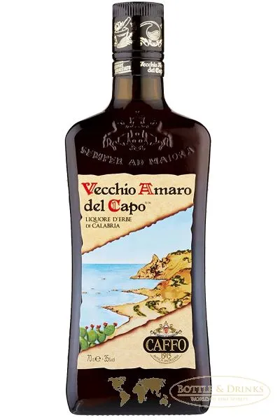 Caffo Vecchio Amaro del Capo Kräuterlikör aus Italien 0,7 Liter