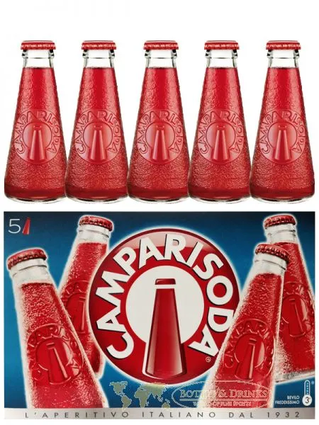 Campari Soda aus Italien 5 x 9,8 cl