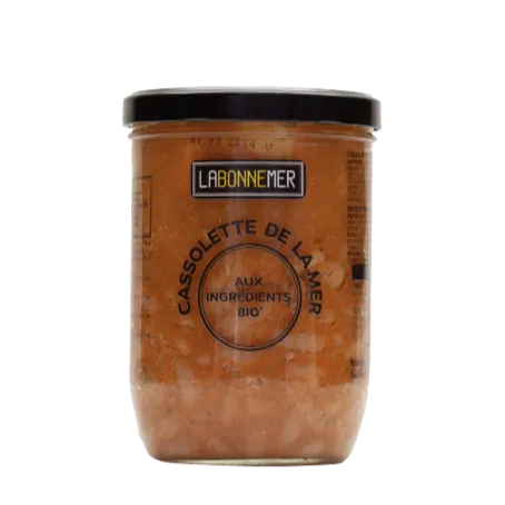 Cassolette de la Mer - Gericht mit Bohnen und Fisch