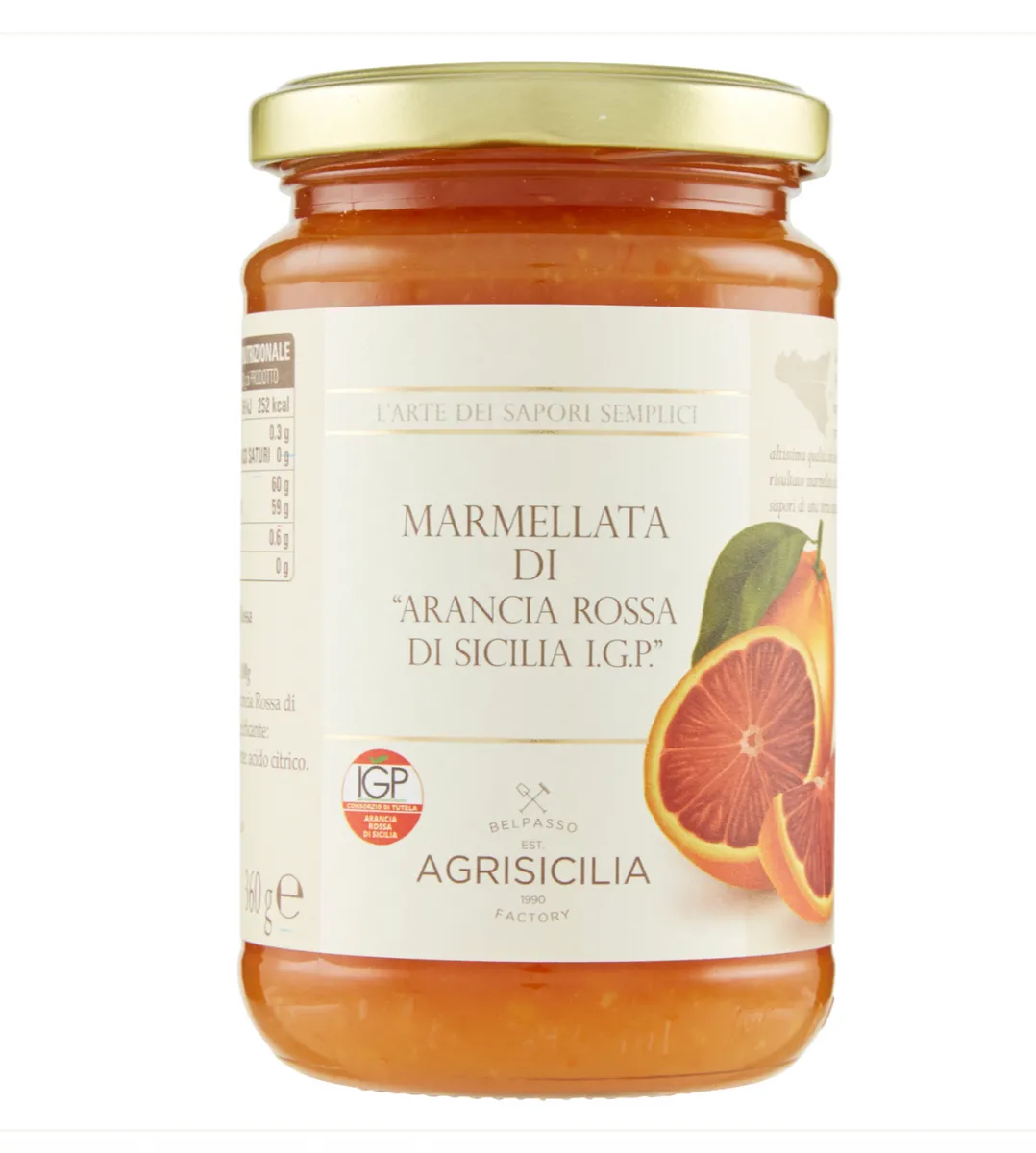 Marmellata Arance Rosse di Sicilia 360g