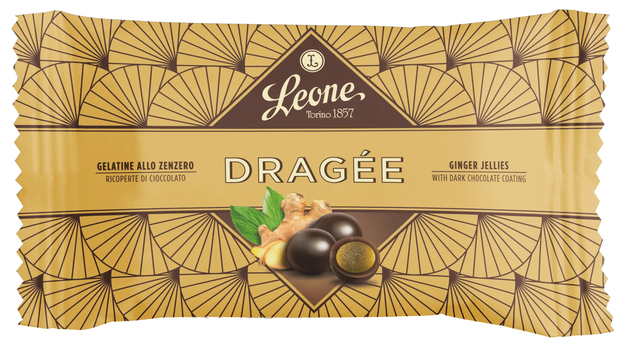 Ingwer Gelées mit Schokoladenüberzug 35g