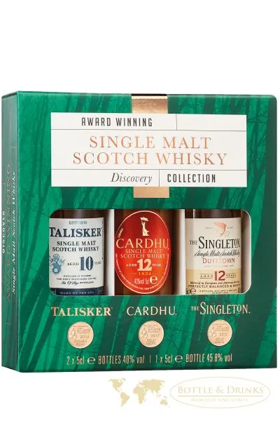 Classic Malts (Cardhu 15y / Singleton 12y / Talisker 10y) 3 x 0,05 Liter