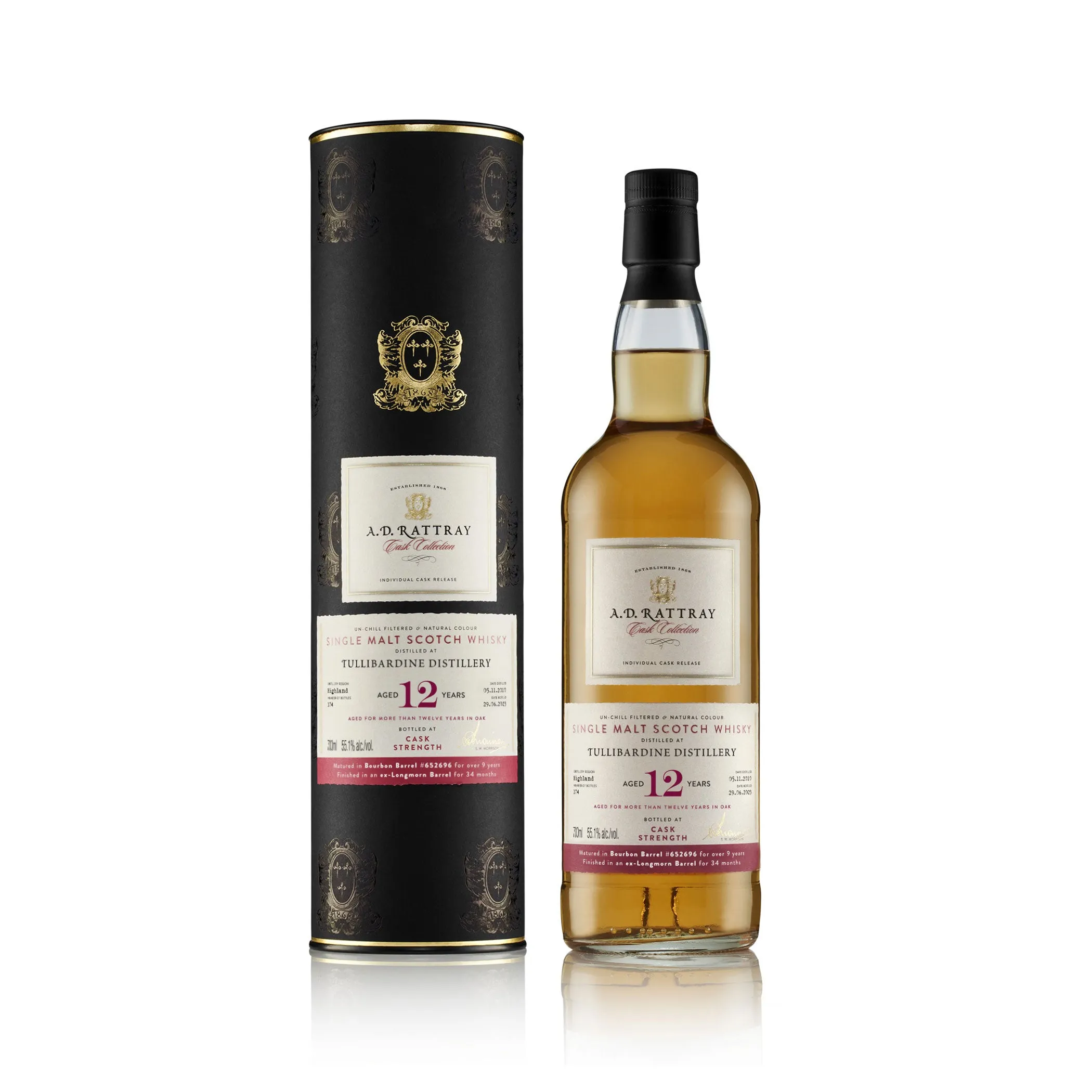 Tullibardine 2010 - 12 Jahre - ex Longmorn Barrel - A.D. Rattray - Single Malt Scotch Whisky