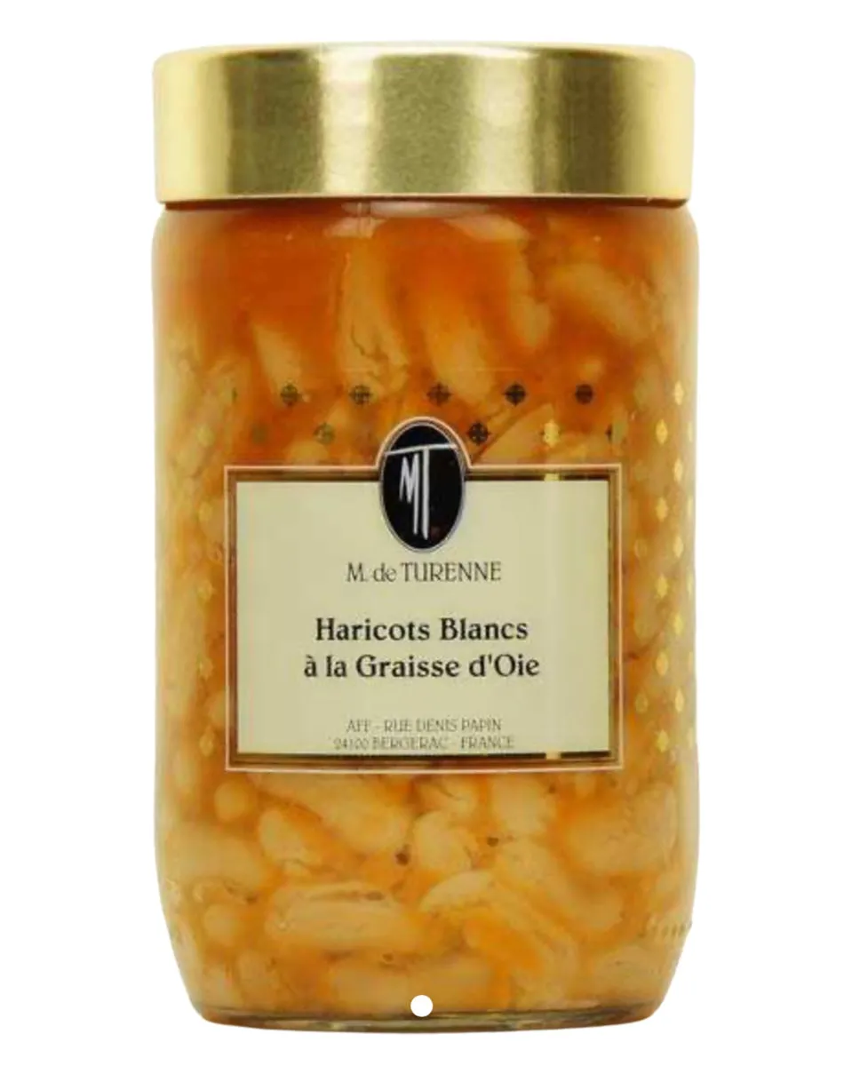 Weiße Lingot-Linsen in Gänsefett