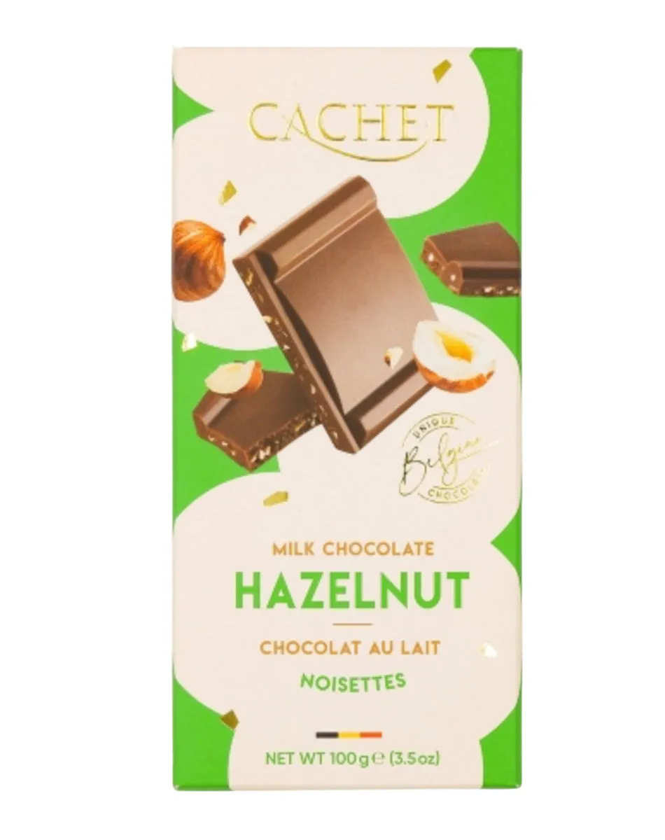 Bio-Milchschokolade mit ganzen Haselnüssen