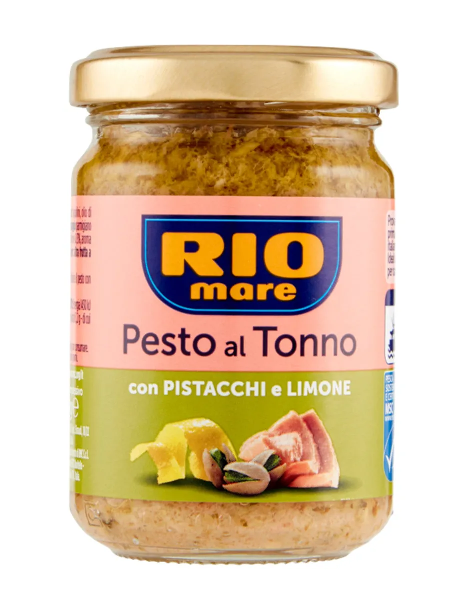 Pesto mit Thunfisch, Pistazien und Zitrone