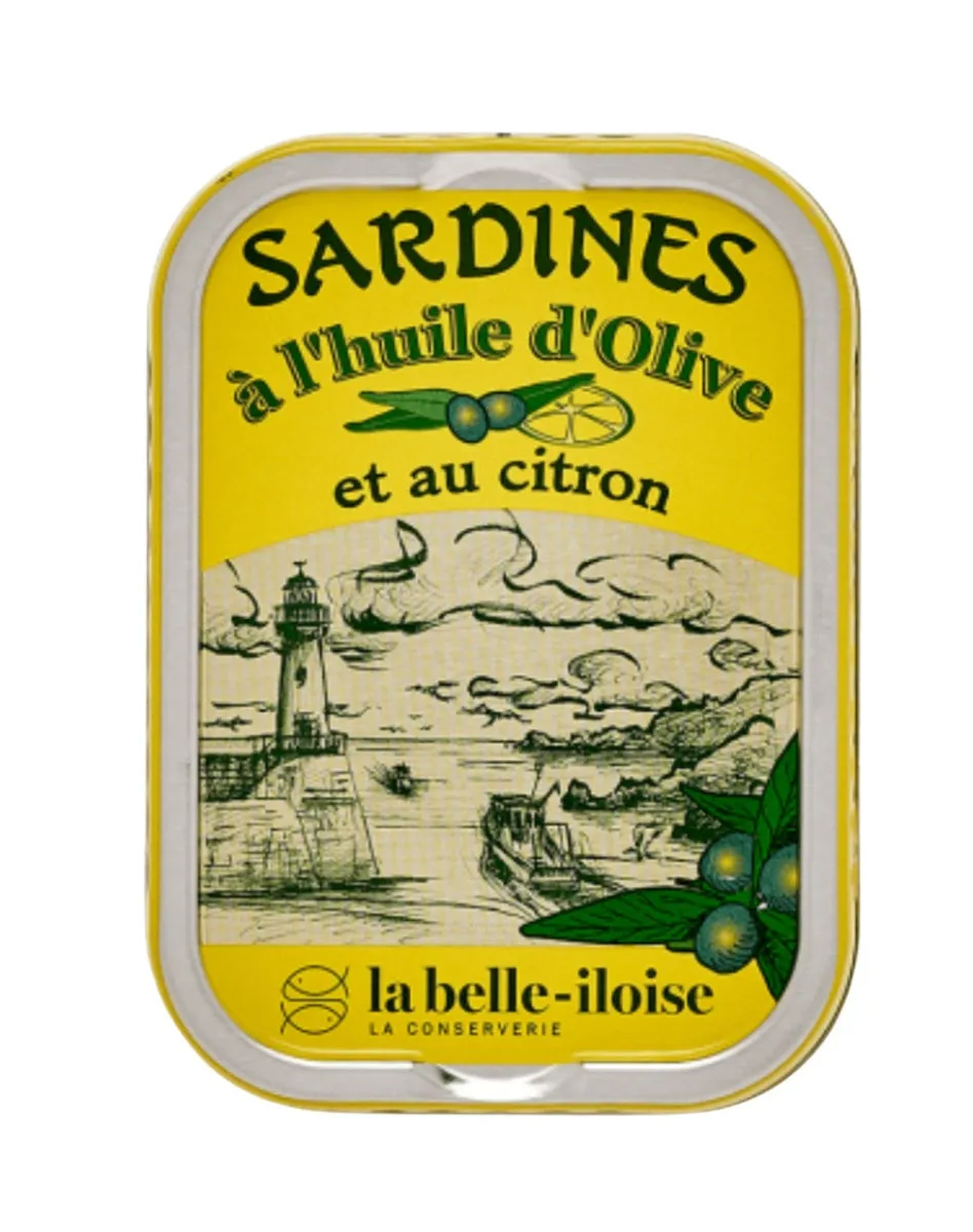 Sardines à l’huile d’olive et au citron