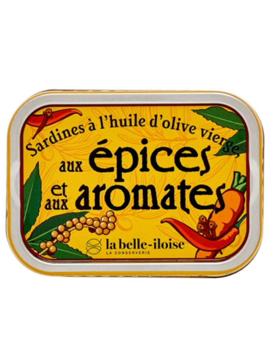 Sardinen in Olivenöl mit Gewürzen & Kräutern