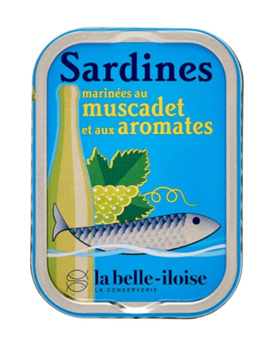 Sardines marinées au Muscadet et aux aromates