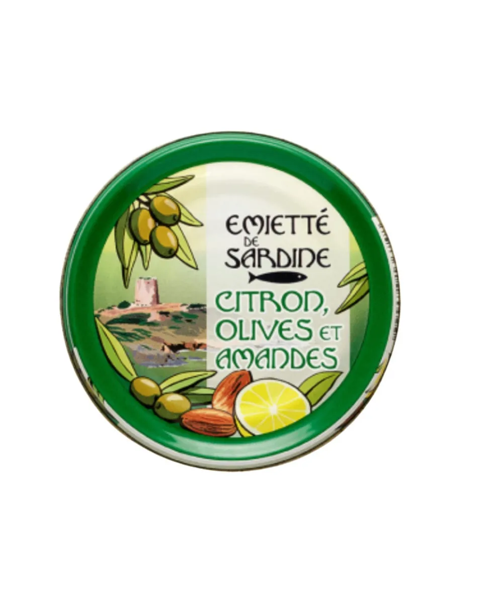 Émietté de Sardine – Zitrone, Oliven & Mandeln