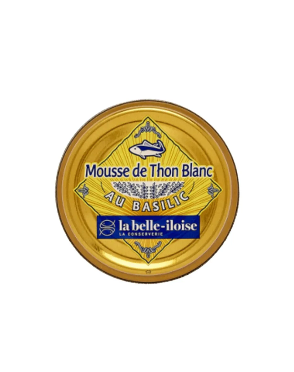 Mousse vom weißen Albacore-Thunfisch mit Basilikum