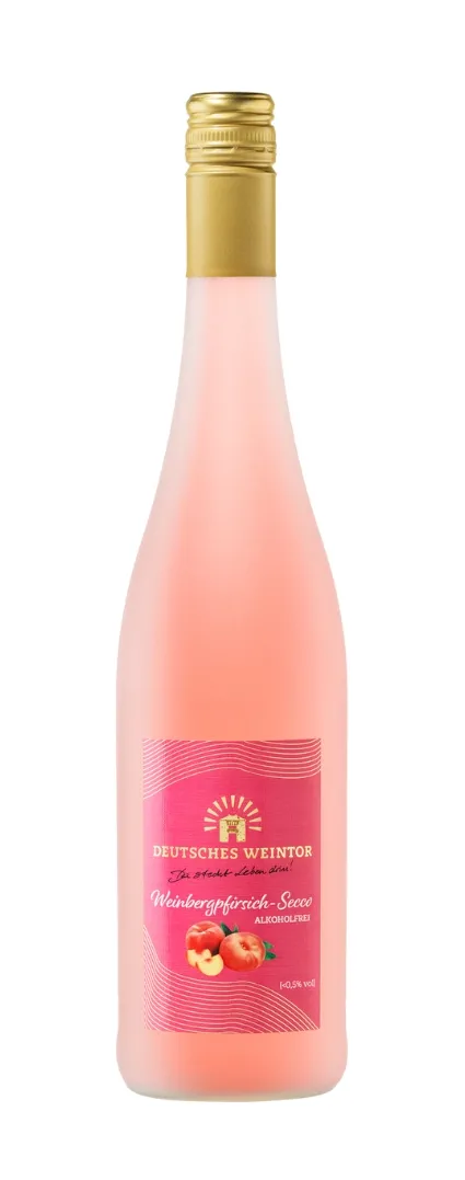 Deutsches Weintor - Secco Weinbergpfirsich alkoholfrei