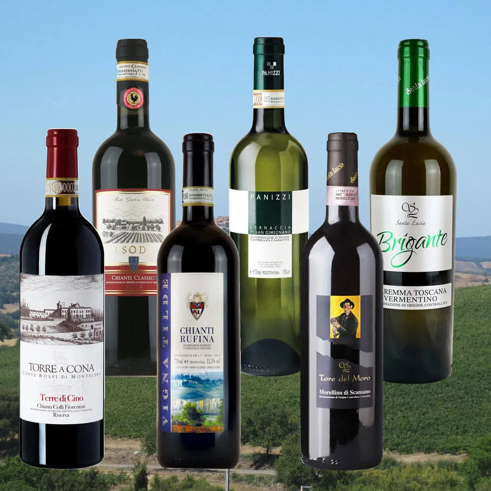 Enoteca Toskana 2024/25 (6 Fl.) - ggfs.+ Fracht