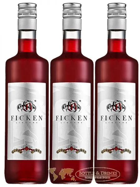 Ficken Jostabeerenlikör 3 x 0,7 Liter