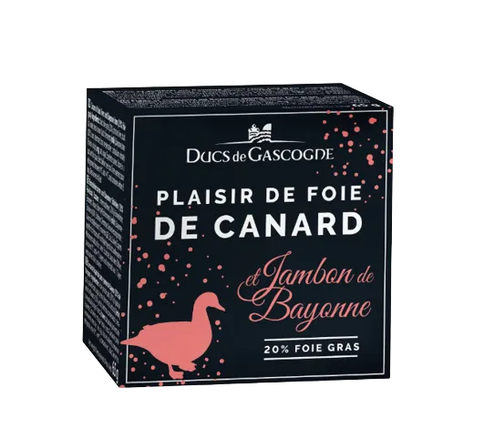 Foie Gras 20% mit Bayonne Schinken 65g
