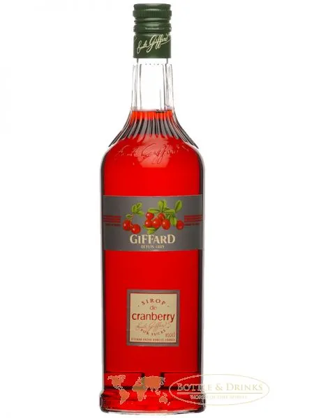 Giffard Cranberry Sirup 1,0 Liter