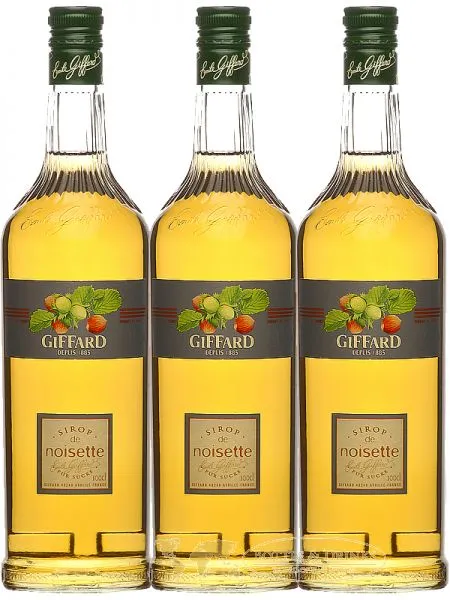 Giffard Haselnuss Sirup 3 x 1,0 Liter