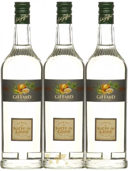 Giffard Rohrzucker Sirup 3 x 1,0 Liter
