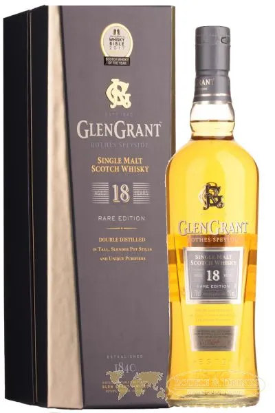 Glen Grant 18 Years Old RARE EDITION Single malt Scotch Whisky 0,7 Liter