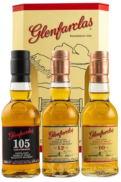 Glenfarclas Tripack Collection 10-12-105 - 3 x 0,2 Liter