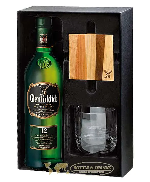 Glenfiddich 12 Jahre Geschenkset mit Tumbler und Coaster 0,7 Liter