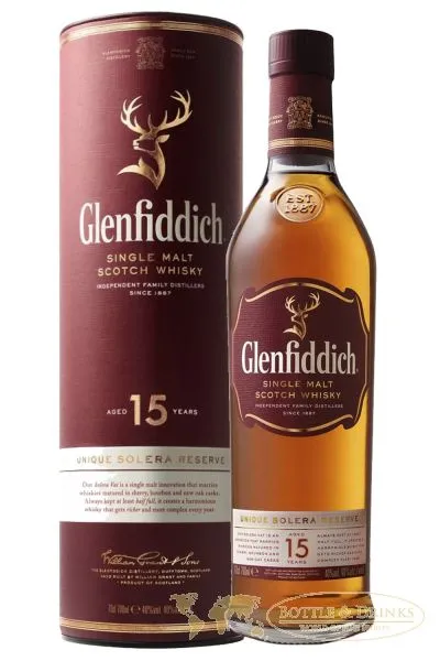 Glenfiddich 15 Jahre Single Malt Whisky 0,7 Liter