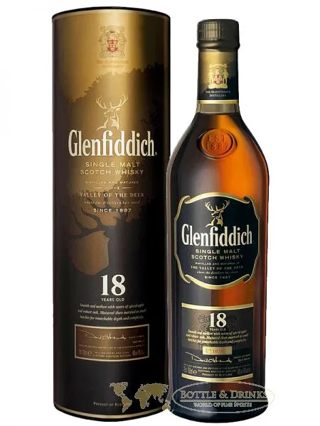 Glenfiddich 18 Jahre Single Malt Whisky 0,7 Liter