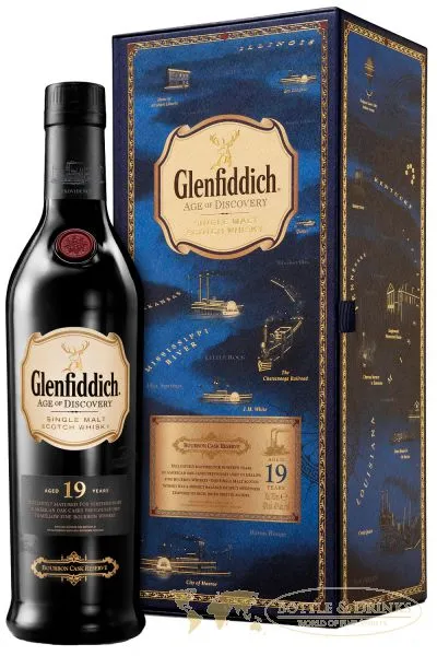 Glenfiddich 19 Jahre Age of Discovery Bourbon Cask Single Malt Whisky 0,7 Liter