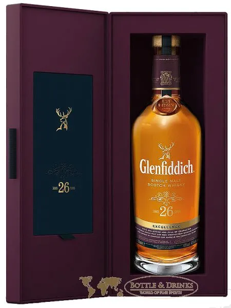 Glenfiddich 26 Excellence Jahre Single Malt Whisky 0,7 Liter