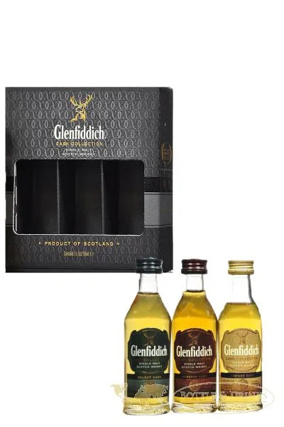 Glenfiddich Cask Collection (select/reserve/vintage) 3 x 0,05 Liter