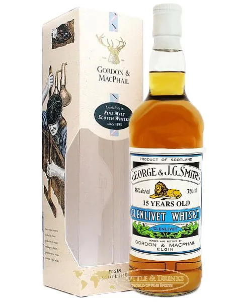 Glenlivet 15 Jahre Gordon & MacPhail 0,35 Liter