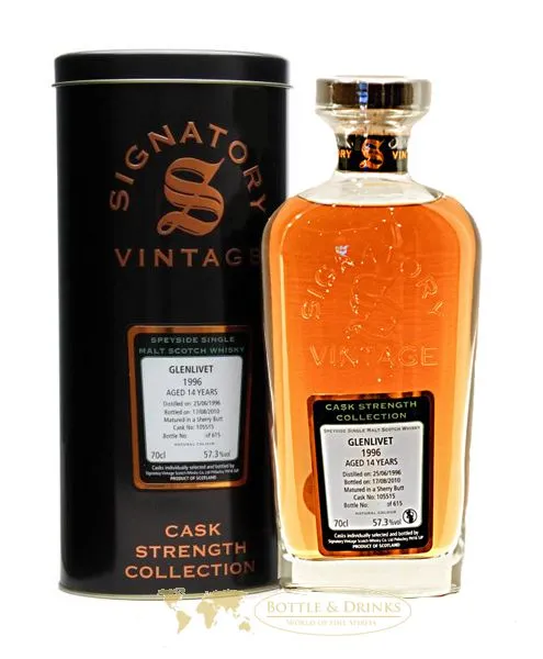 Glenlivet 1997 Cask Strength Collection Signatory 0,7 Liter