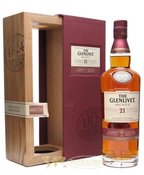 Glenlivet 21 Jahre Single Malt Whisky 0,7 Liter