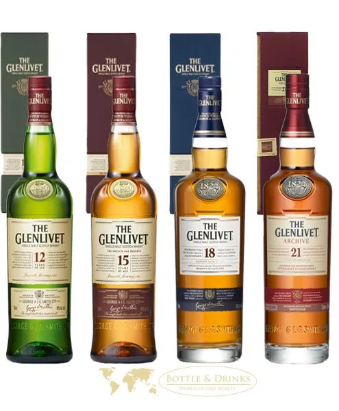 Glenlivet Collection 4 x 0,2 Liter in Geschenkpackung