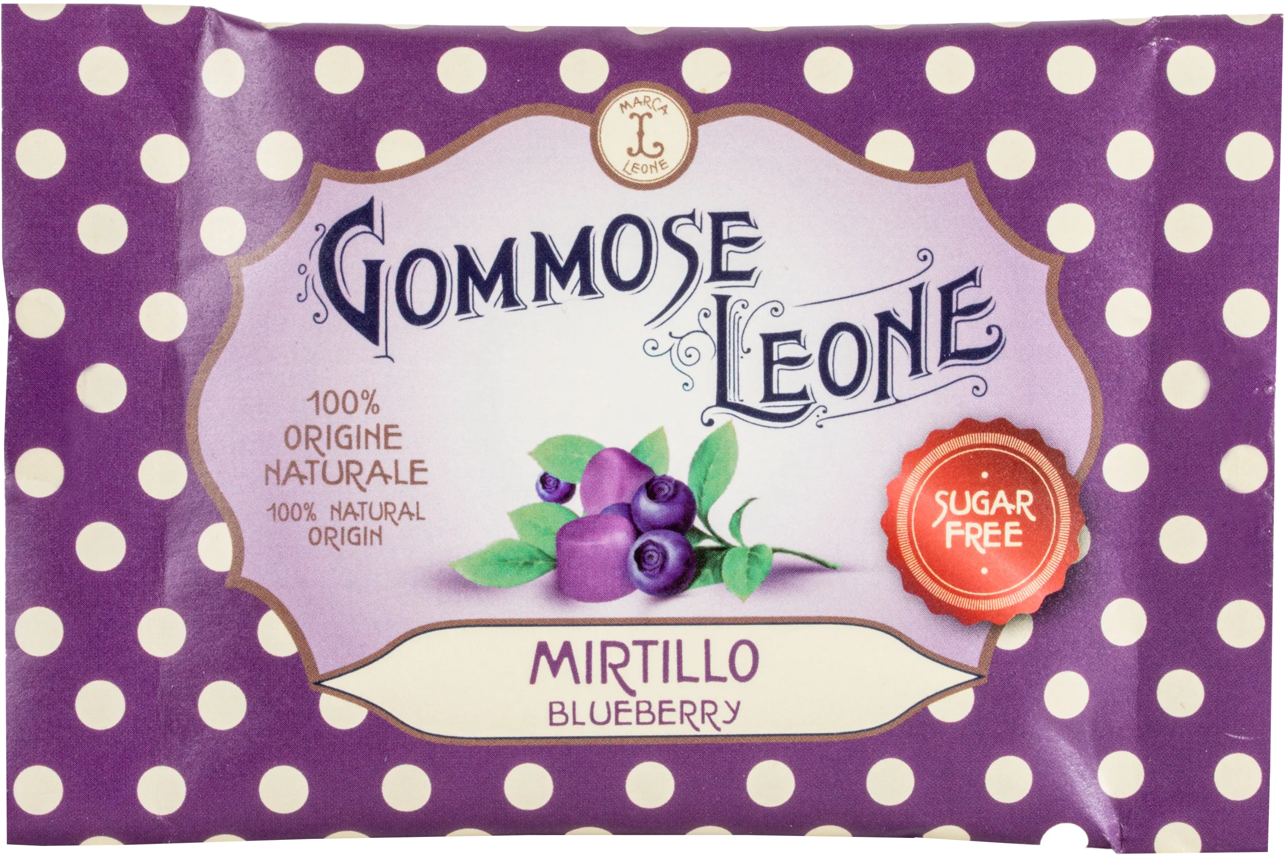 Zuckerfreie Gummibonbons mit Blaubeergeschmack