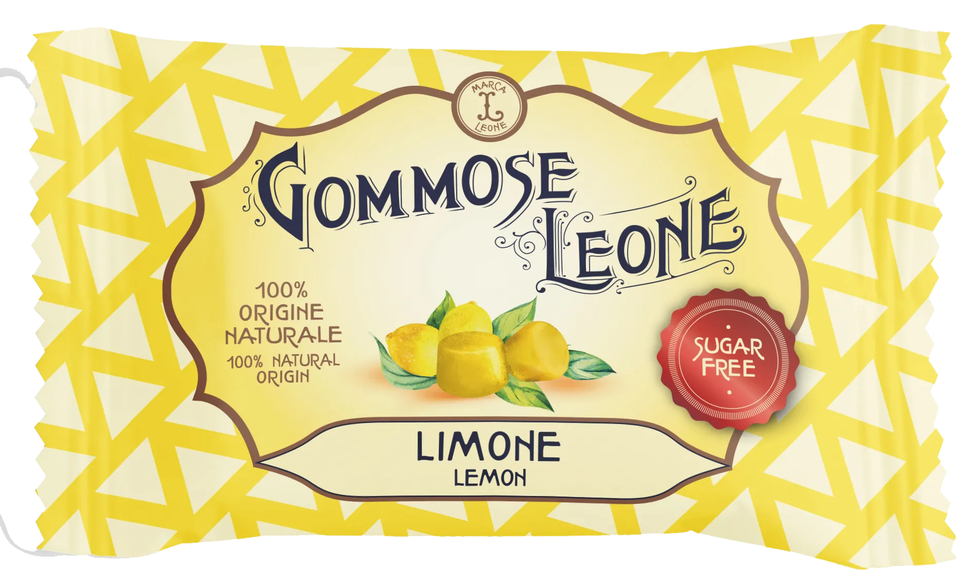 Zuckerfreie Gummibonbons mit Zitronengeschmack 35g