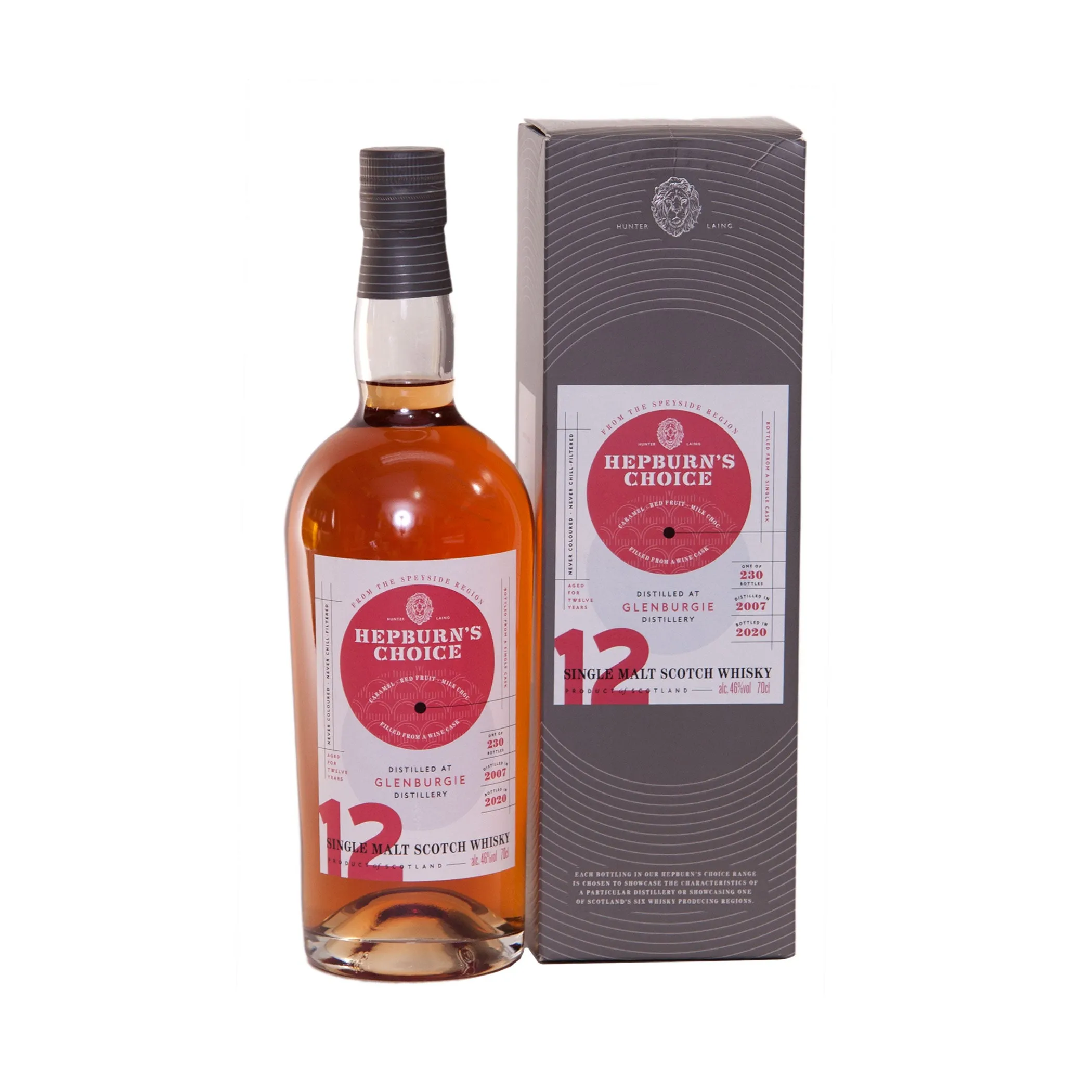 Glenburgie, Hepburn´s Choice, (wine finish) 12 Jahre