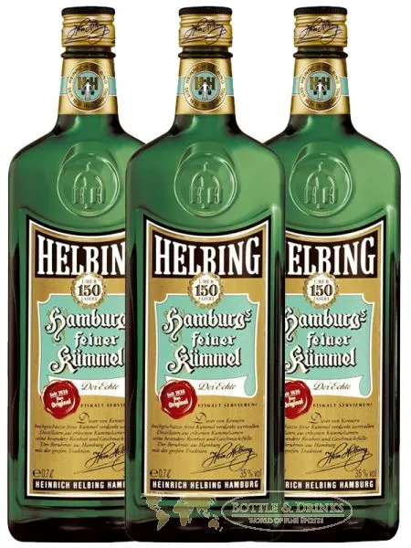 Helbing Hamburgs feiner Kümmel 3 x 0,7 Liter
