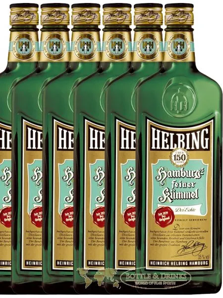 Helbing Hamburgs feiner Kümmel 6 x 1,0 Liter