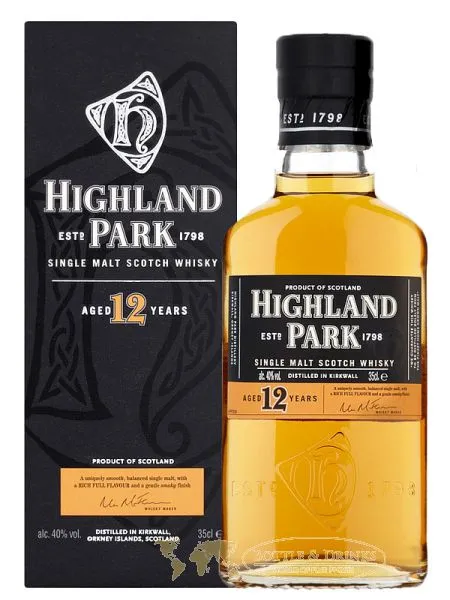 Highland Park 12 Jahre Single Malt Whisky Islands 0,35 Liter